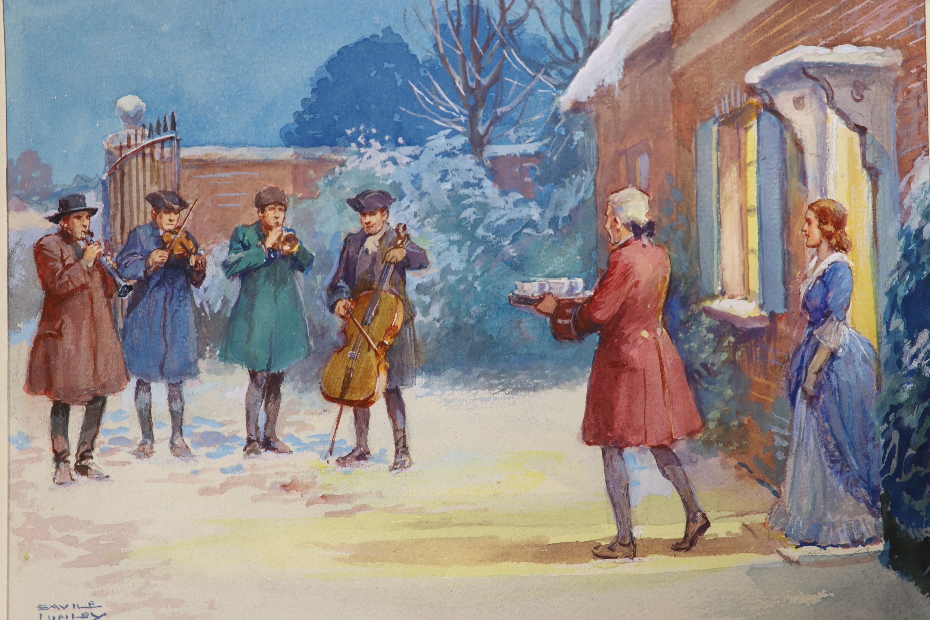 John Savile Lumley (1876-1960), a group of watercolour drawings, including a set of three hunting scenes